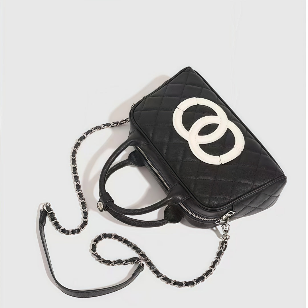 Goatskin Bowling Shoulder Bag