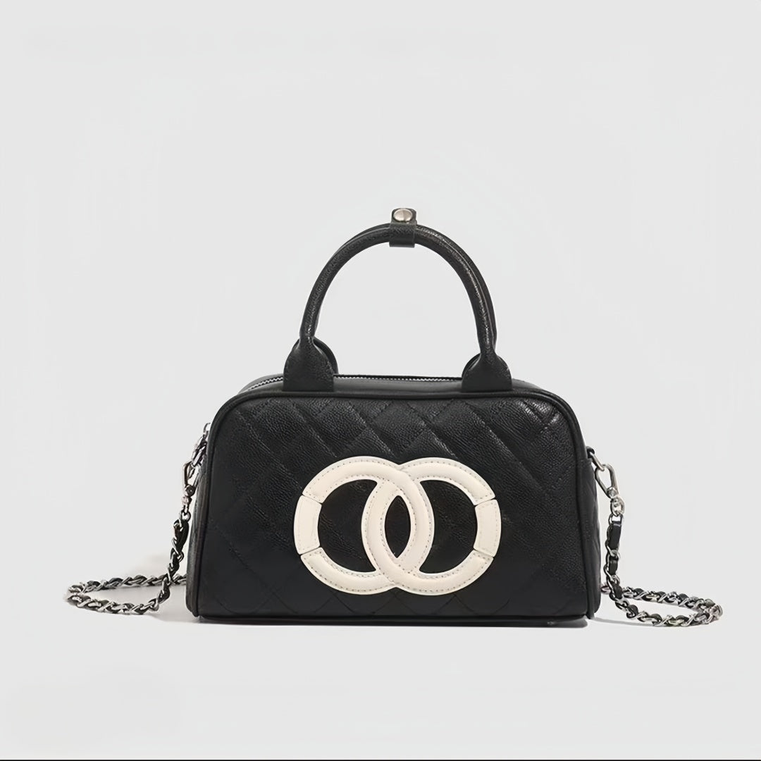 Goatskin Bowling Shoulder Bag
