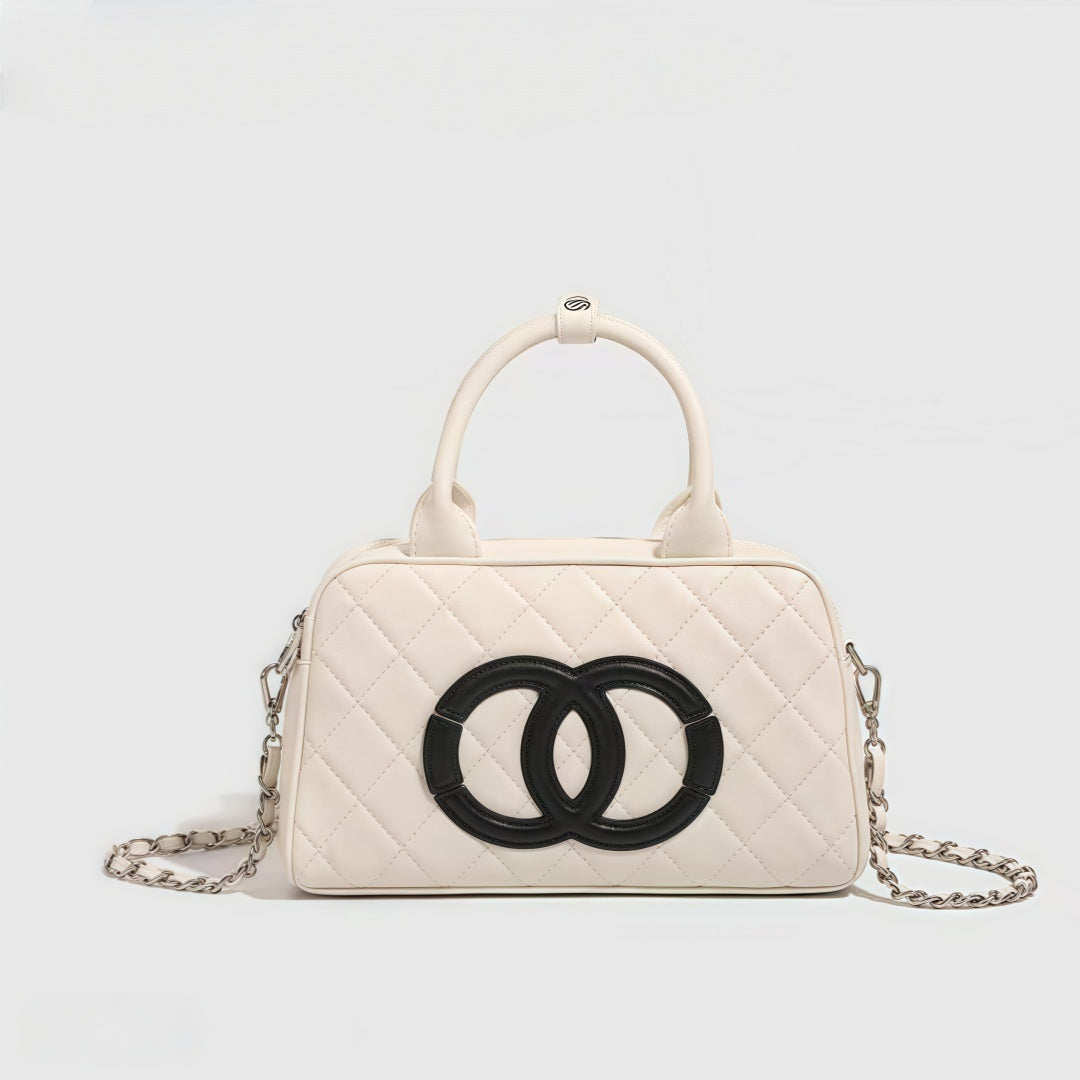 Goatskin Bowling Shoulder Bag