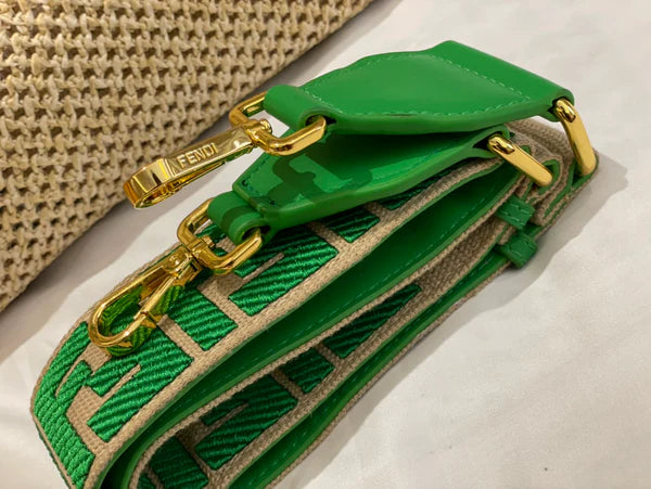 Chic Woven Straw Summer Shoulder Bag