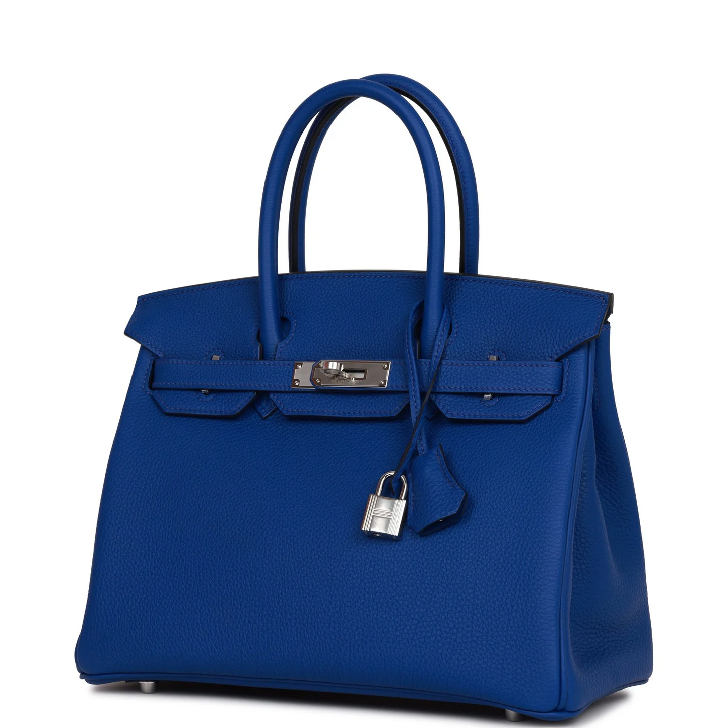 Blue Sapphire Birkin With Palladium Hardware with Original Logo