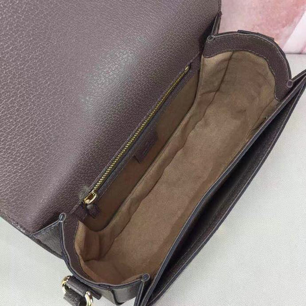 Classic Monogram Shoulder Bag with Stripe Detail