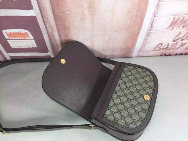 Classic Monogram Shoulder Bag with Stripe Detail