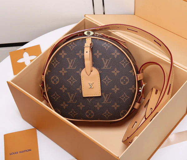 Elegant Round Monogram Crossbody