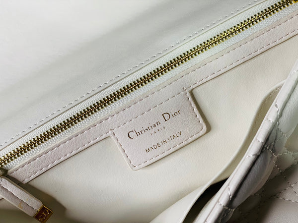 Ivory Supple Cannage Calfskin Bag