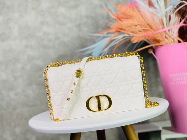 Ivory Supple Cannage Calfskin Bag