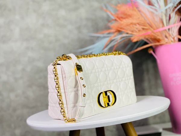 Ivory Supple Cannage Calfskin Bag