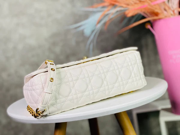 Ivory Supple Cannage Calfskin Bag