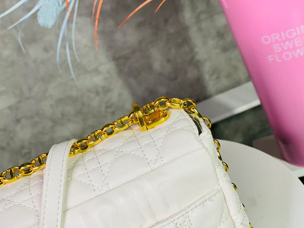 Ivory Supple Cannage Calfskin Bag