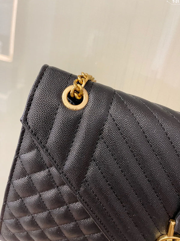 Luxury Black Chain Shoulder Bag