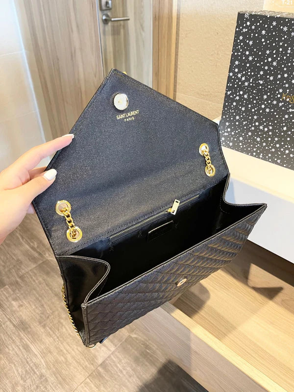 Luxury Black Chain Shoulder Bag