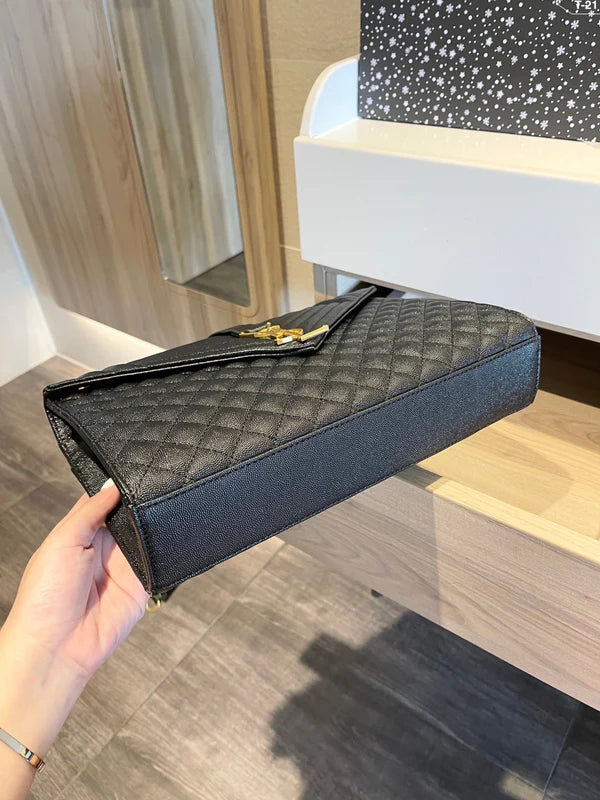 Luxury Black Chain Shoulder Bag