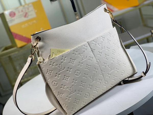 Luxury Black Embossed Handbag Purse