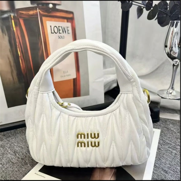 Miw Miw - Mini Hobo Bag – Soft Lambskin