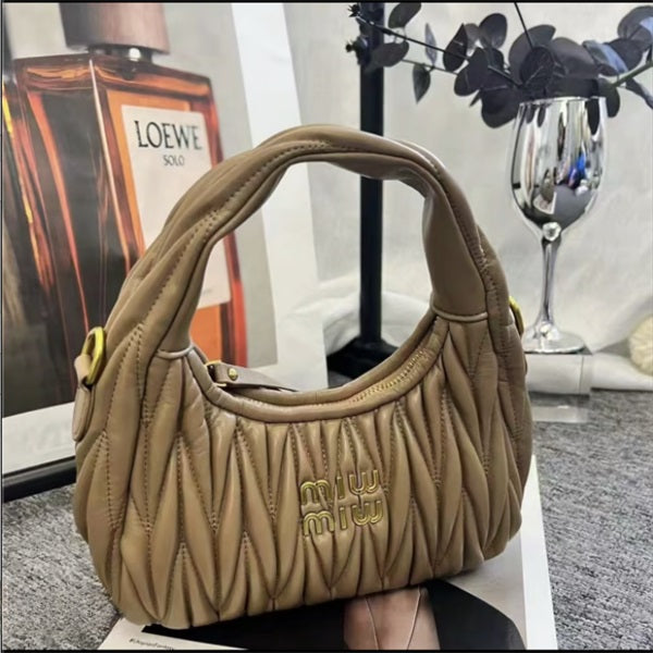 Miw Miw - Mini Hobo Bag – Soft Lambskin