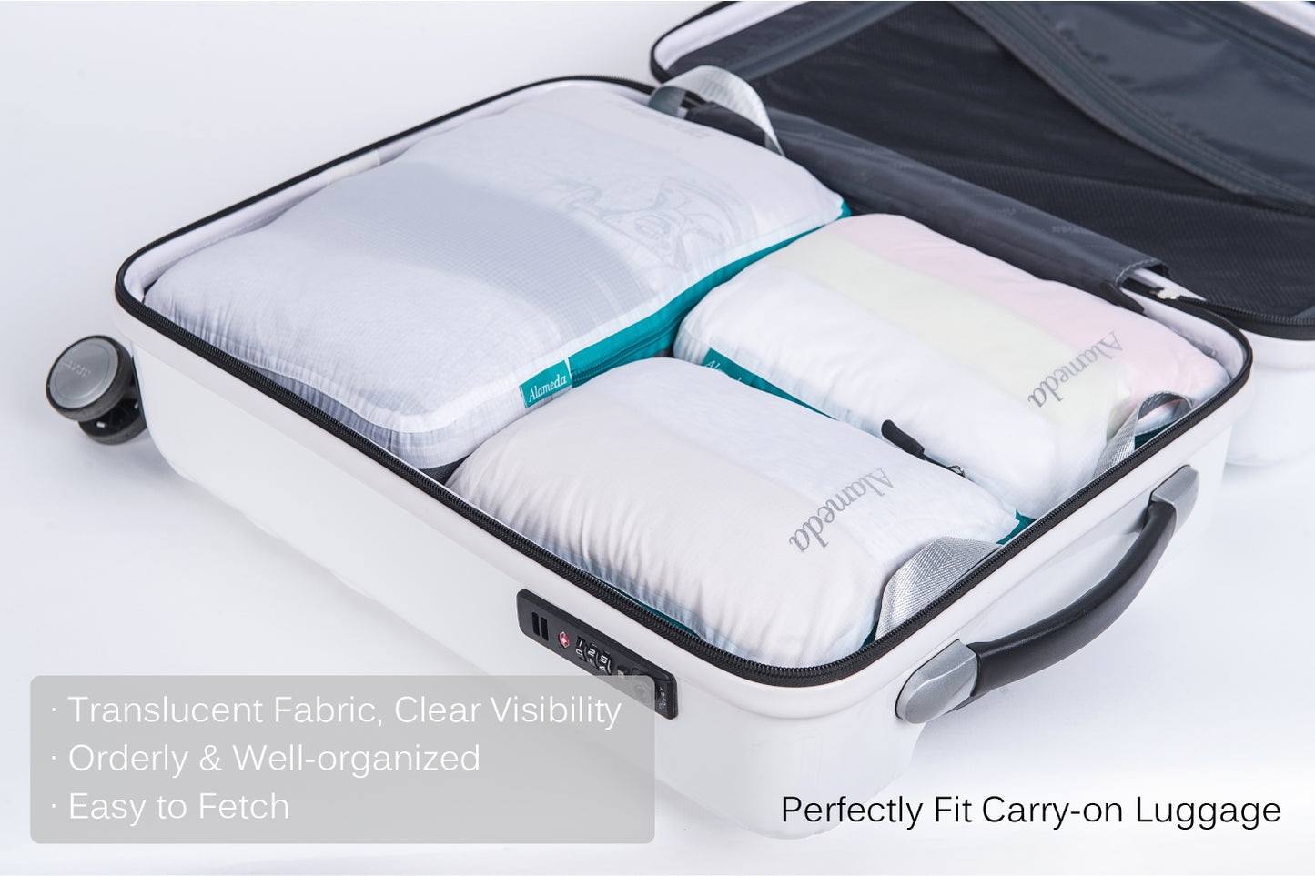 Packing Cube for Travel, Compression Bags Organizer for Luggage(L size)