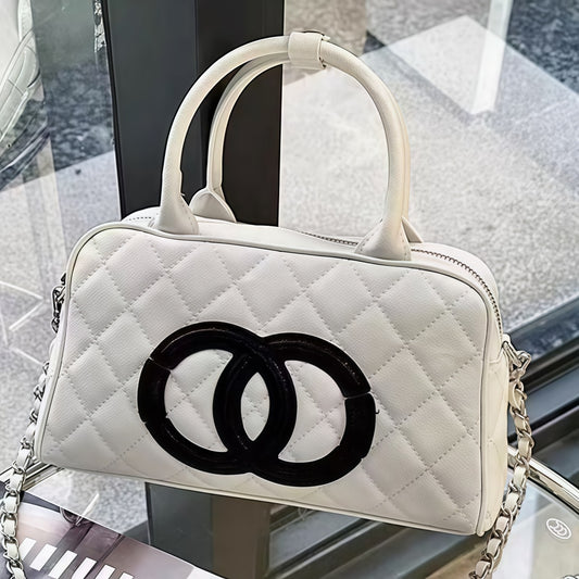 Goatskin Bowling Shoulder Bag