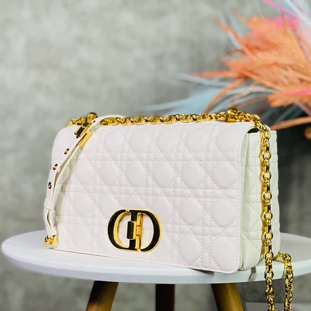 Ivory Supple Cannage Calfskin Bag