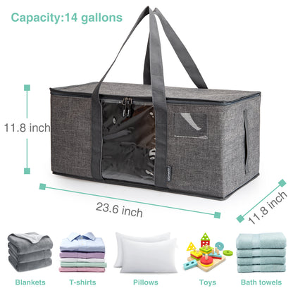 Alameda 1 Piece Large Capacity Storage Bags, Heavy Duty Moving Bag with Clear Window