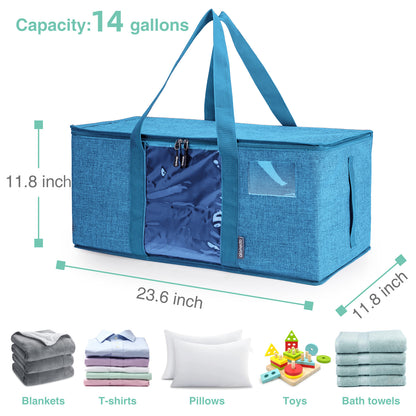 Alameda Large Capacity Storage Bags, Heavy Duty Moving Bag with Clear Window